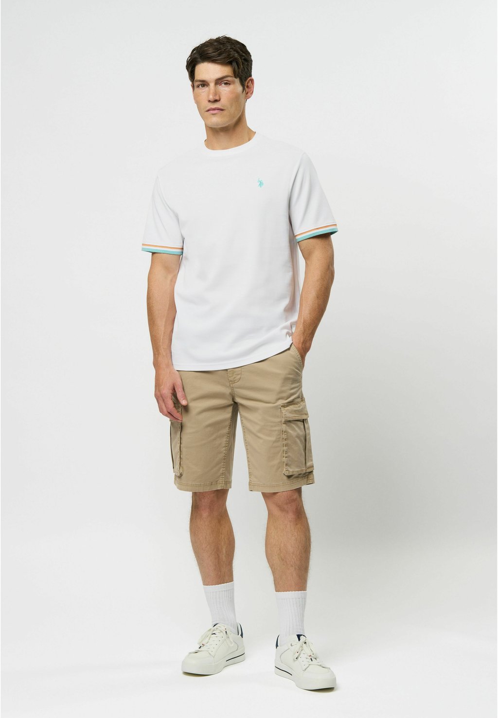 Базовая футболка NILS U.S. Polo Assn., белый — фото 2