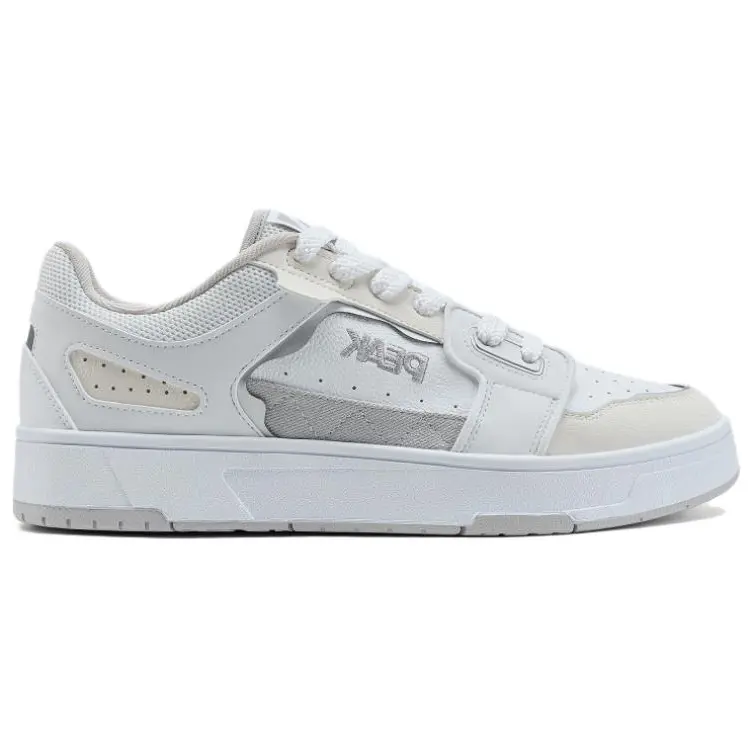 Кроссовки PEAK Skateboarding Shoes Men Low-top White/Gray, белый/серый — фото 2