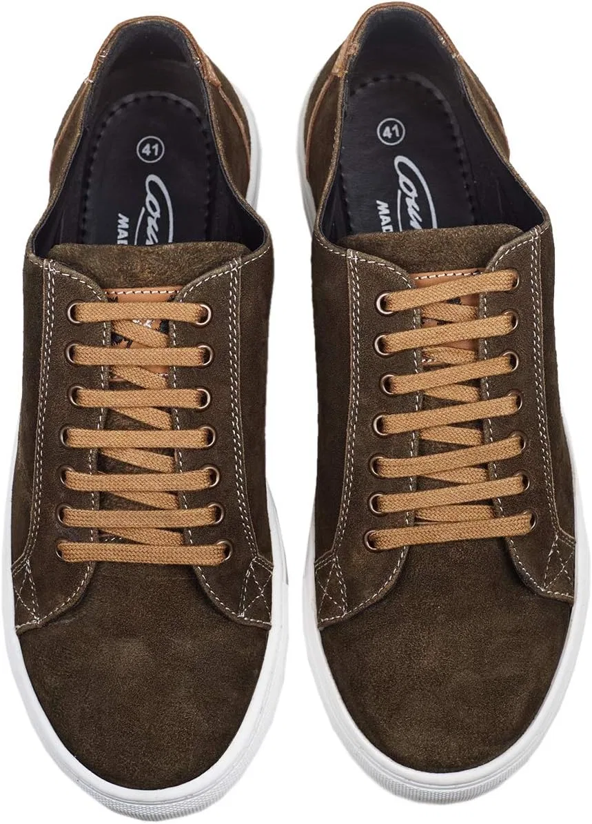 Кроссовки Maddox Grannos Traditional Trainers Brown Moor-zv Мужская традиционная обувь коричневого цвета — фото 2