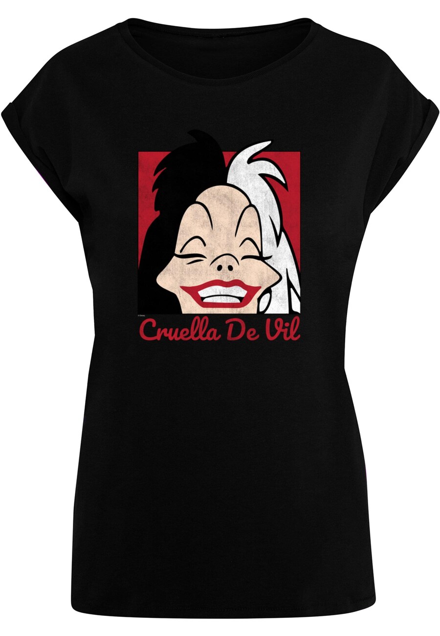 

Футболка ABSOLUTE CULT Shirt 101 Dalmations - Cruella De Vil Head, черный