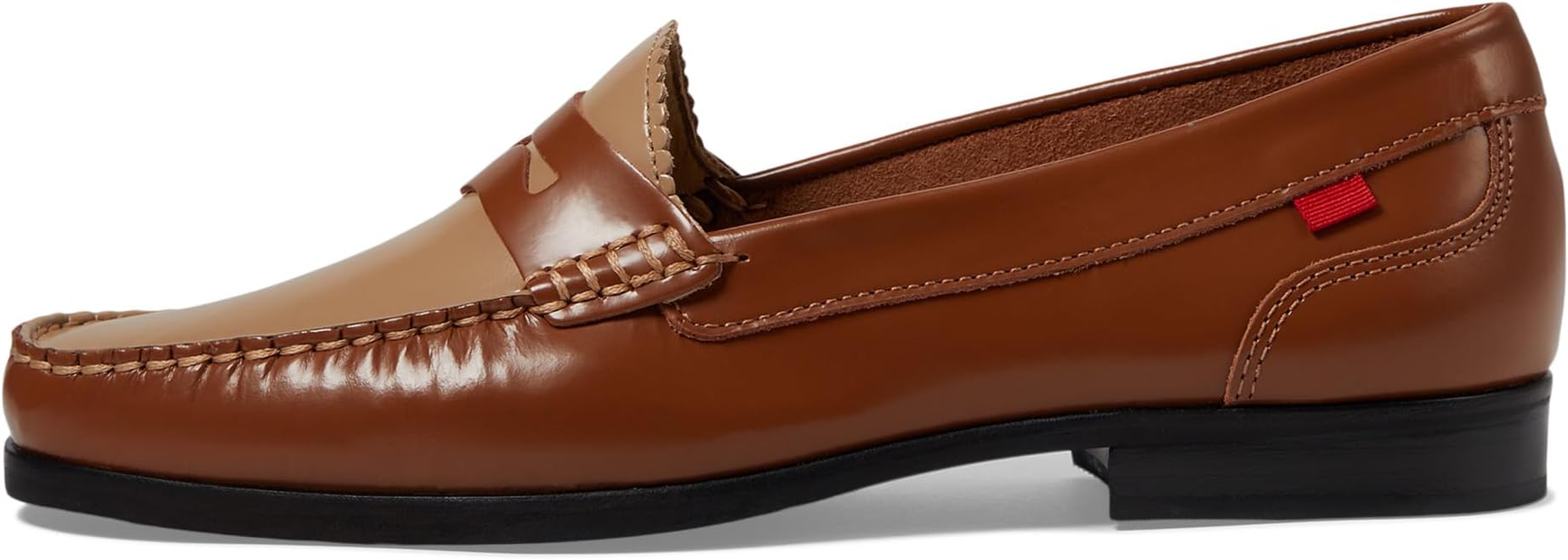 Лоферы Marc Joseph New York East Village 2.0, цвет Cognac & Sand Pollished Napa — фото 4