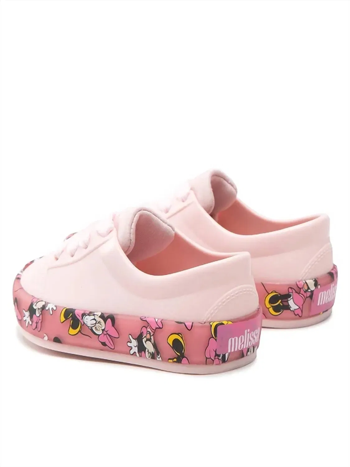 Mini Melissa Детские сандалии «Микки и друзья» розового цвета — фото 4