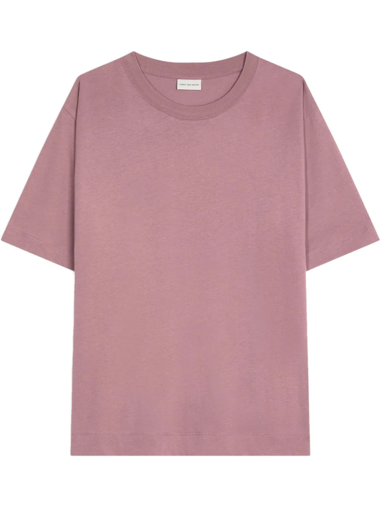 

Хлопковая футболка DRIES VAN NOTEN, розовый