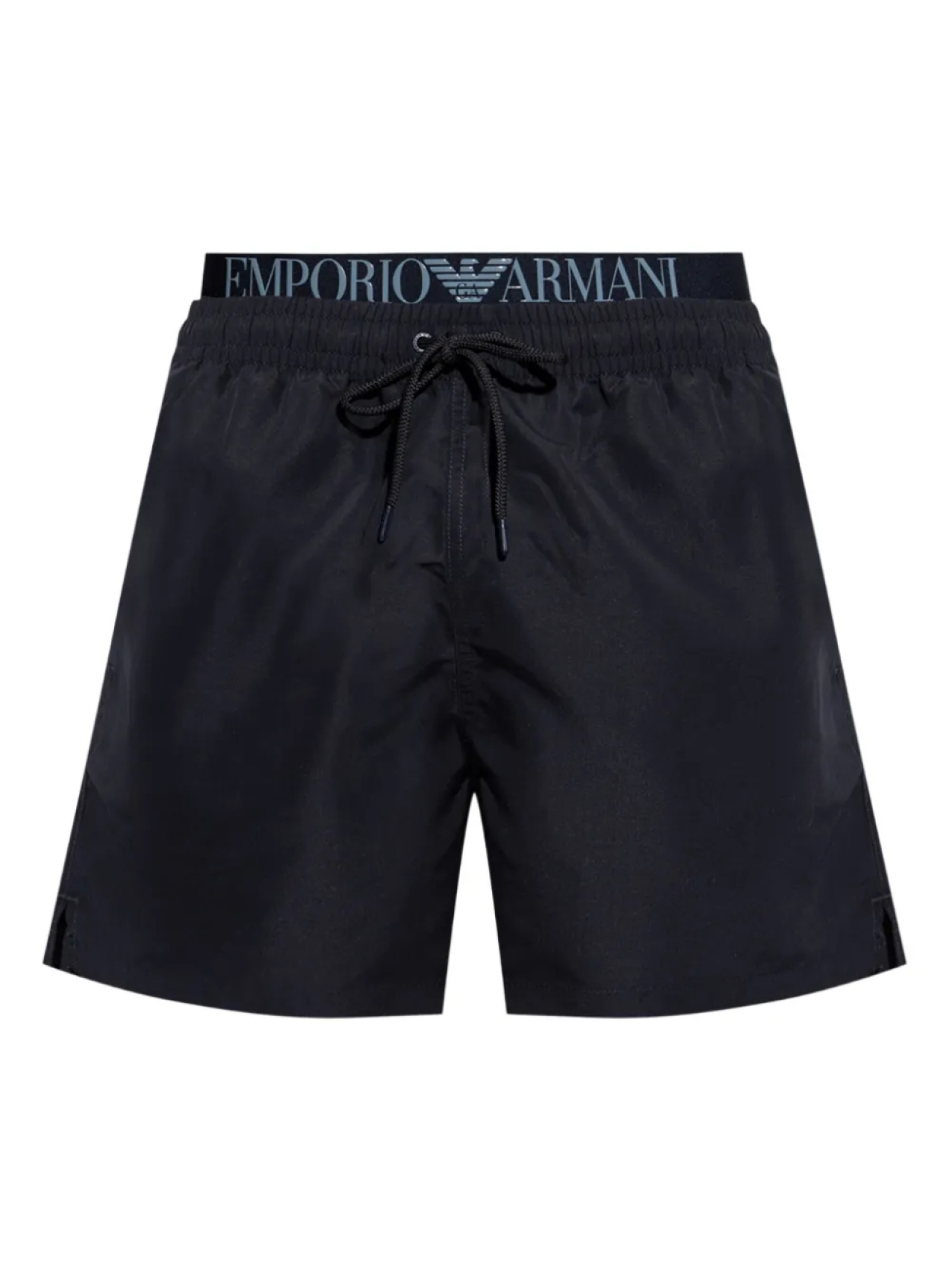 

Плавки-шорты с логотипом на поясе Emporio Armani, черный