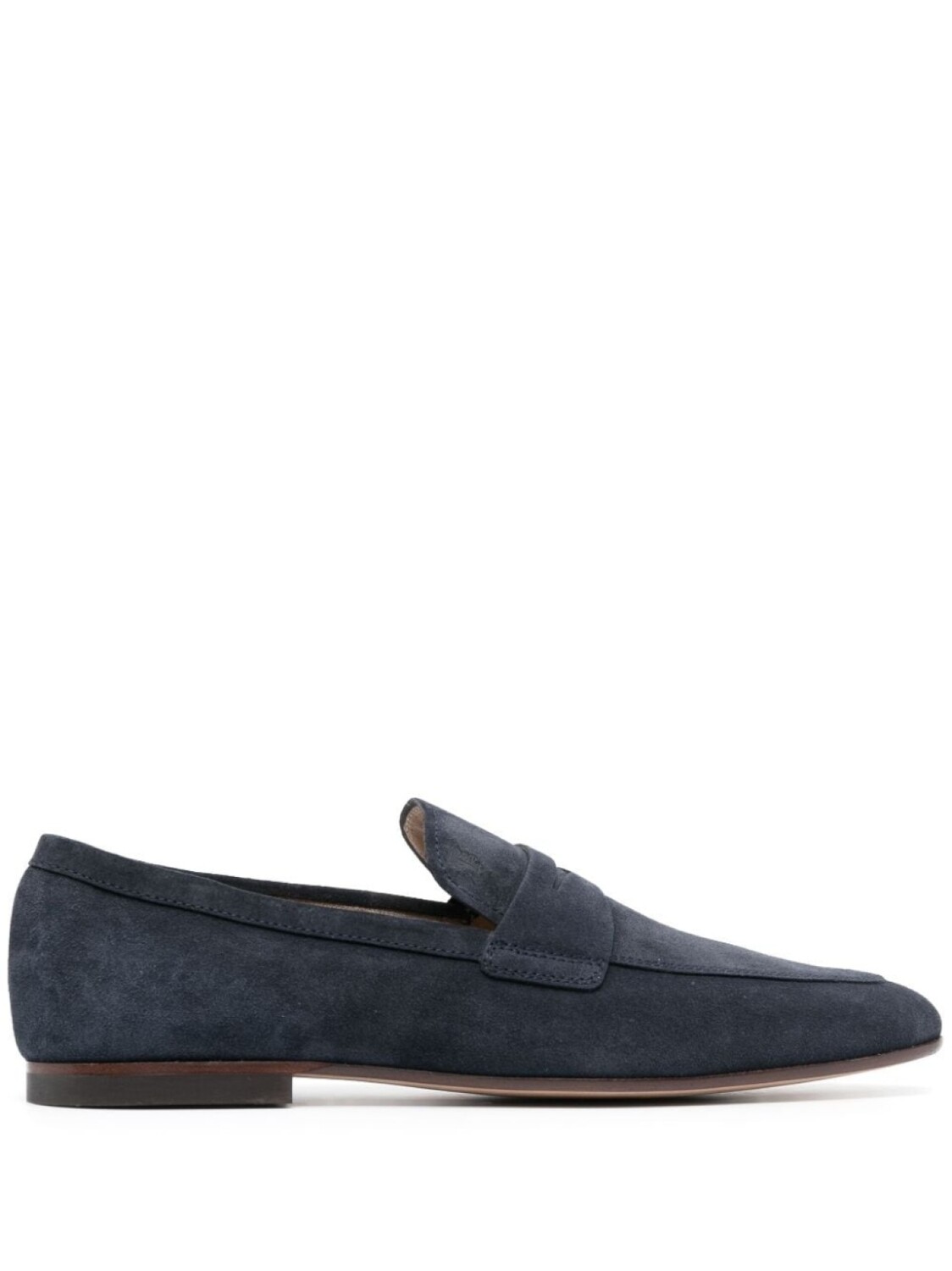 

Tod's слипоны с миндалевидным носком, синий