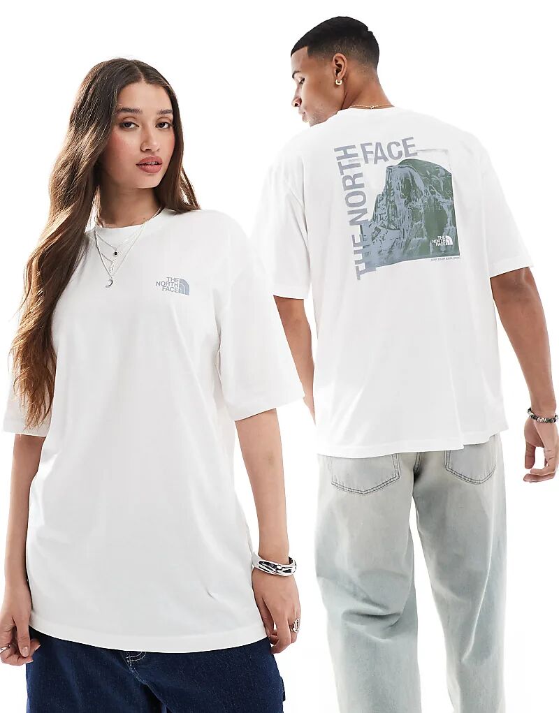 

Футболка с фотографией North Face Half Dome белого цвета