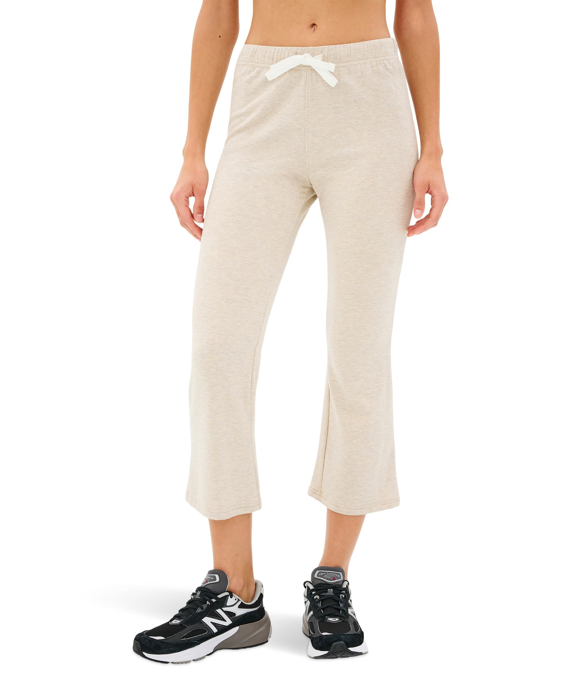 

Брюки Splits59 Brooks Fleece Cropped Sweatpants, цвет Heather Oat/White