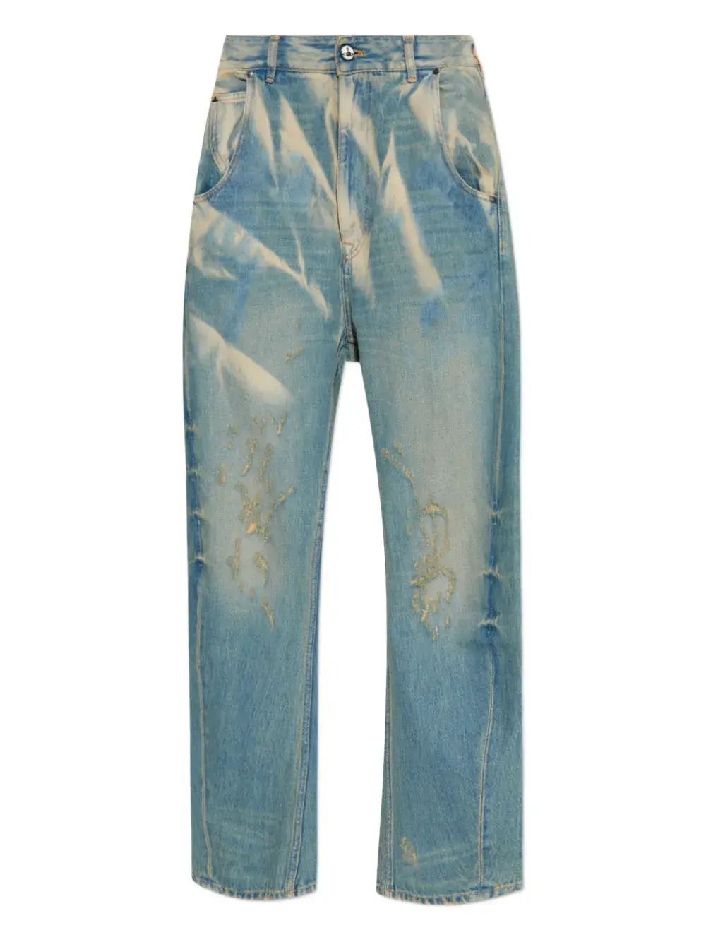 

Джинсы с пряжкой на спинке Vivienne Westwood, синий