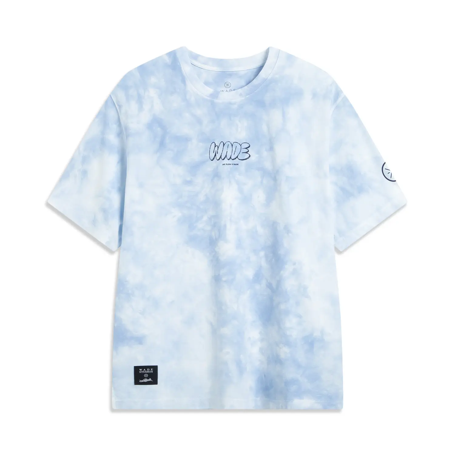 

LINING Футболка Jay Flow мужская Static Blue Tie Dye, Синий, LINING Футболка Jay Flow мужская Static Blue Tie Dye