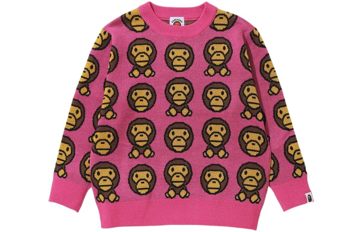 

Детский свитер A Bathing Ape, желтый