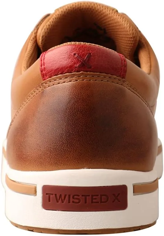 Мужские лоферы Twisted X Zero-X Chukka Driving Moc - кожаные лоферы с ручной обработкой натуральной кожи, бежевый — фото 4