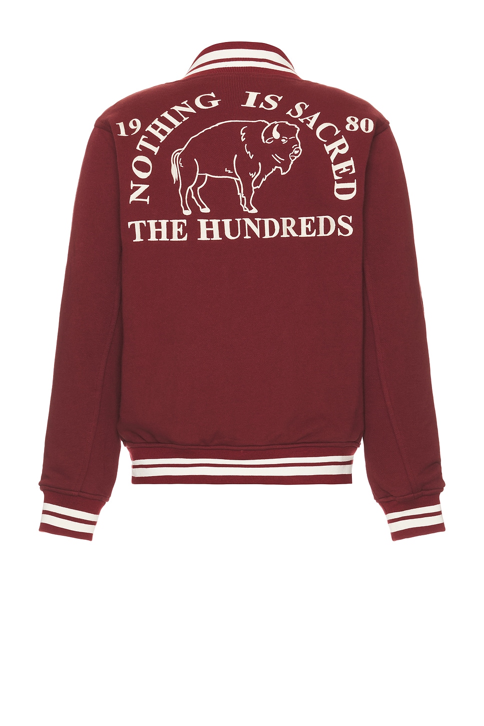 

Флисовая куртка team The Hundreds, цвет burgundy