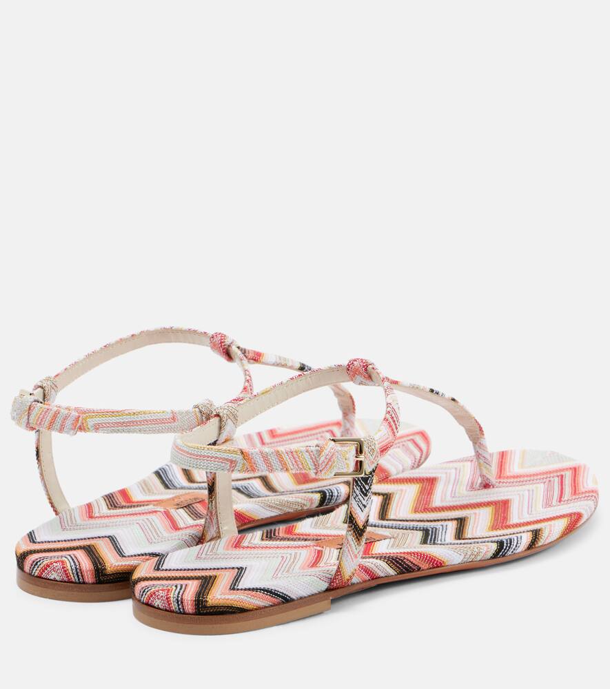Сандалии Edith Missoni, Pink — фото 2