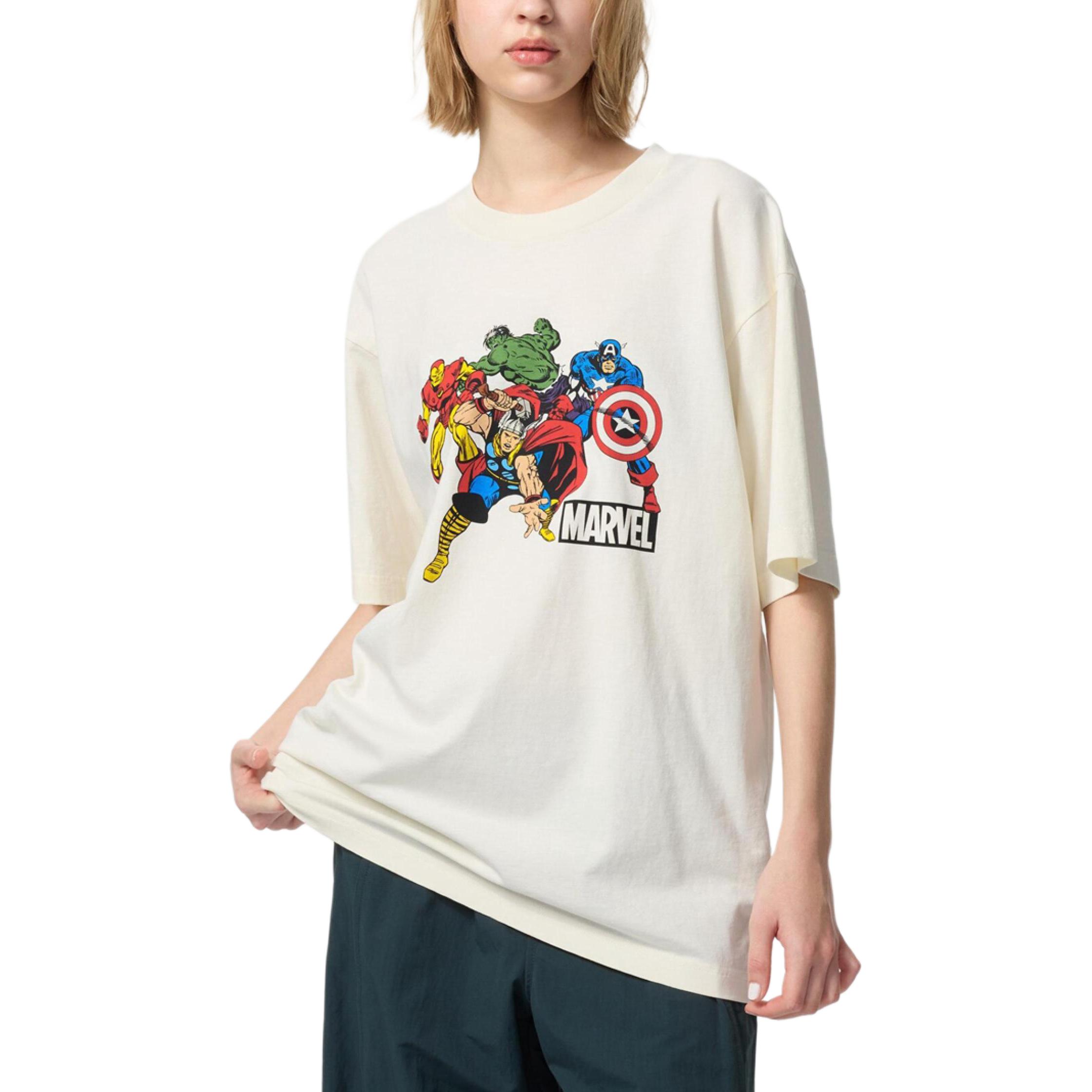 UNIQLO Футболка Unisex Ecru — фото 3