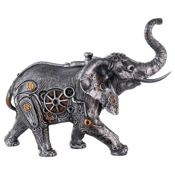 

Декоративная скульптура GILDE Steampunk Elephant цвет dunkelgrau/gold