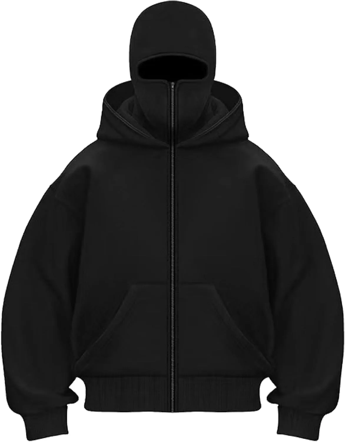 

Унисекс худи Shiesty с молнией и встроенным балаклавой