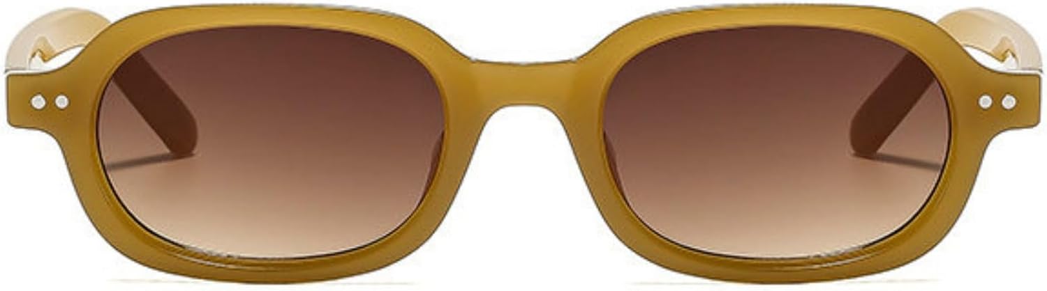 

Willochra Модные маленькие прямоугольные солнцезащитные очки для женщин в стиле ретро 90-х с градиентным переходом, защита от УФ-излучения UV400, для мужчин — квадратные солнцезащитные очки, C7