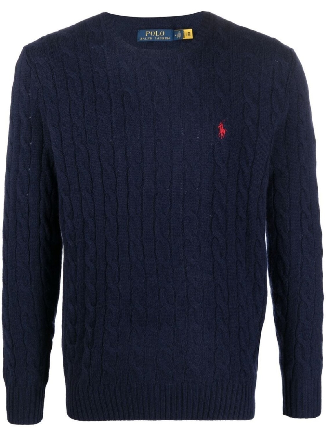 

Polo Ralph Lauren вязаный джемпер с вышитым логотипом, синий