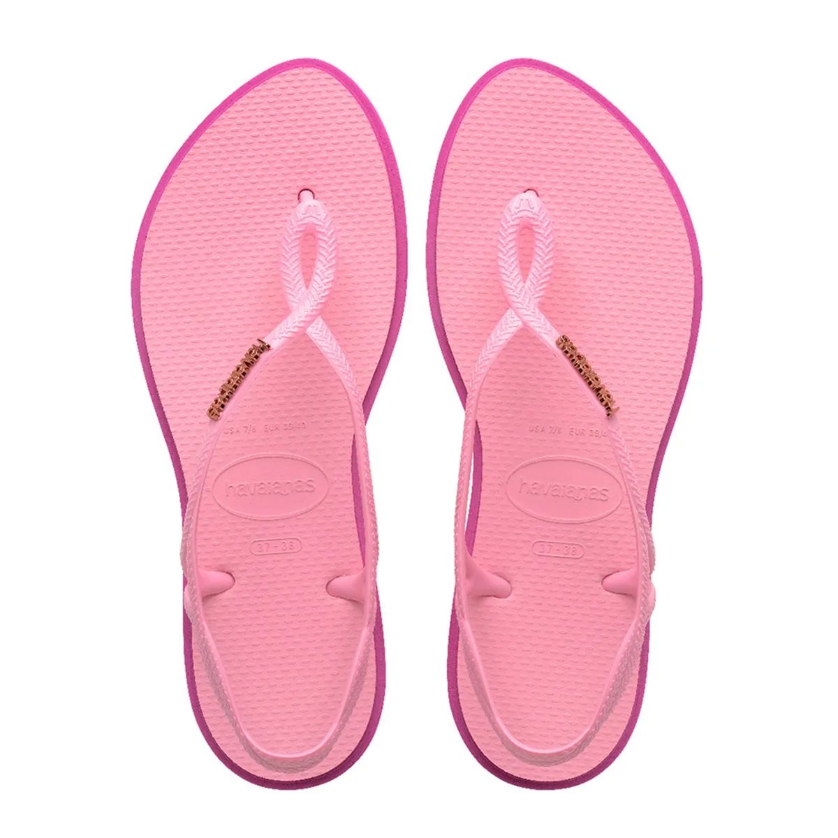 Женские сандалии Hav Luna Point Pink Glow 412 Havaianas, розовый