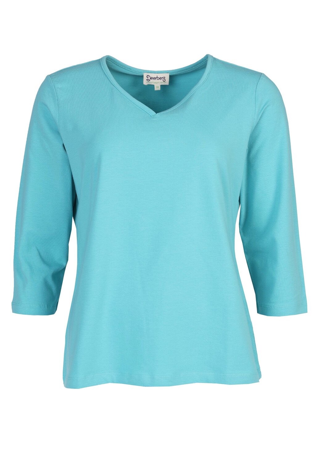 

Топ с длинными рукавами 3/4 ARM HELLENA Deerberg, цвет Mottled Turquoise