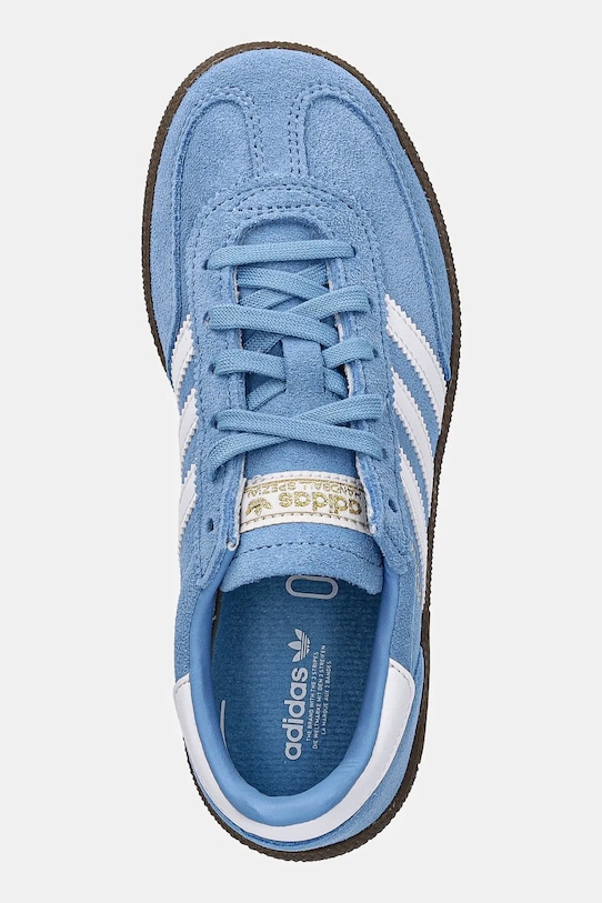 Детские замшевые кроссовки Handball Spezial Adidas Originals, синий — фото 4
