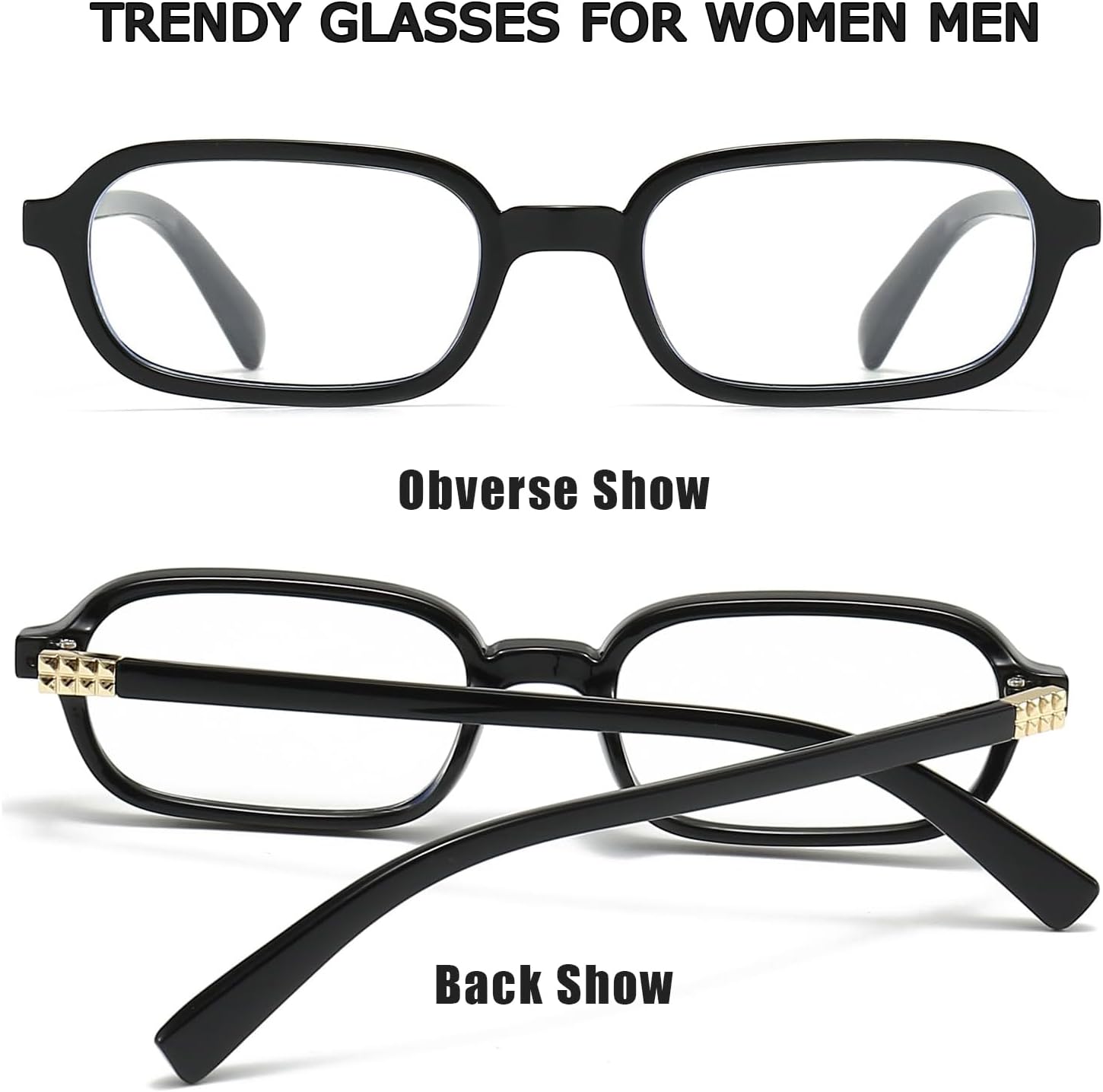 

Солнцезащитные очки JUDOO в стиле ретро, ​​прямоугольные, для женщин и мужчин, узкие, винтажные, квадратные, прямоугольные, тонкие, милые, Black Frame/Blue Light Blocking Lens