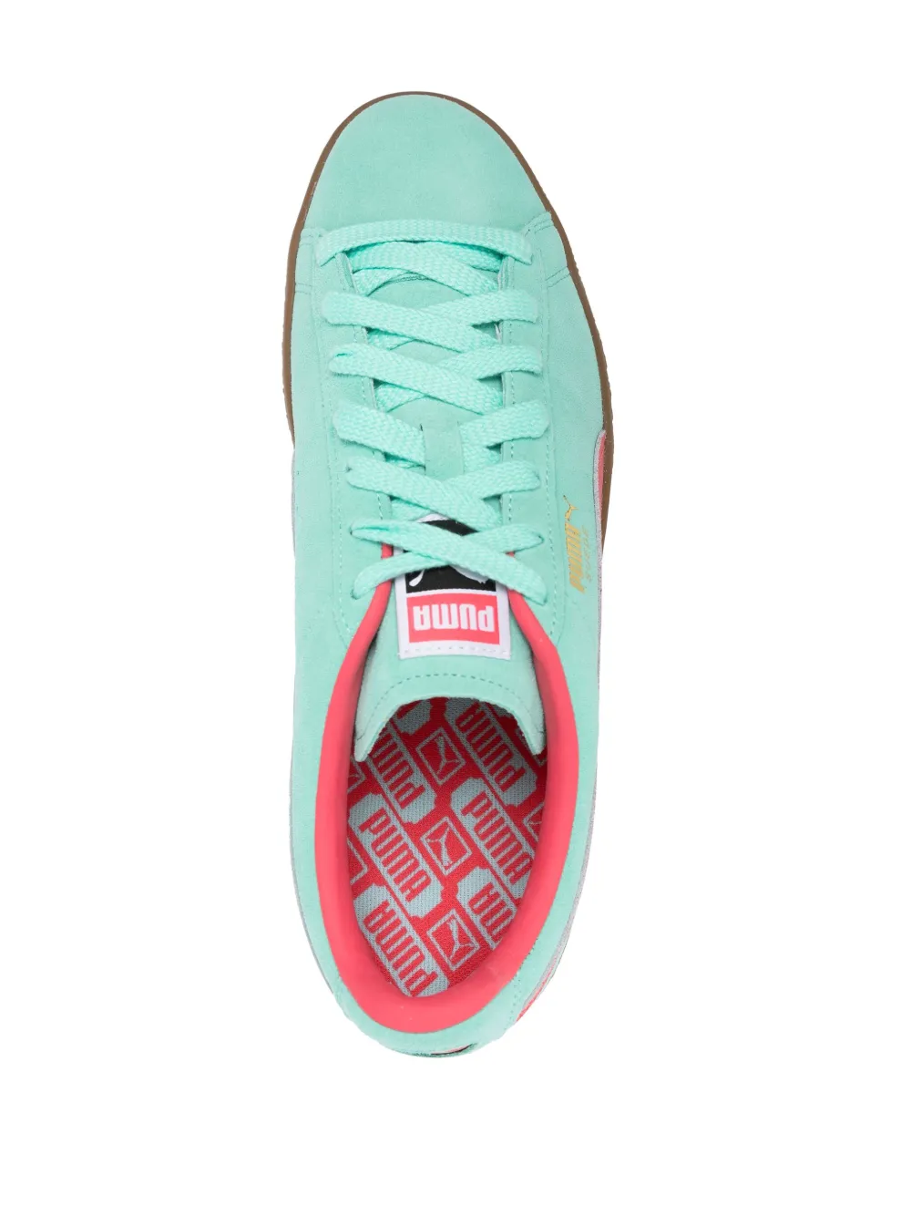 Кроссовки на шнуровке PUMA, зеленый — фото 4
