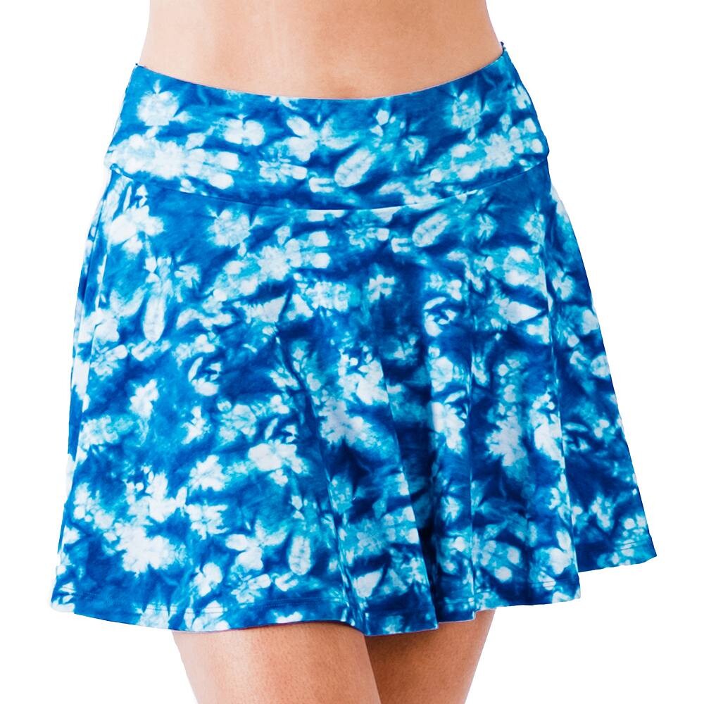 

Струящаяся юбка для плавания Calypsa LLC, цвет Blue Tie Dye