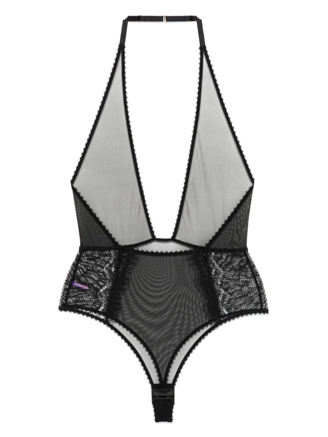 

Maison Close прозрачный боди, черный