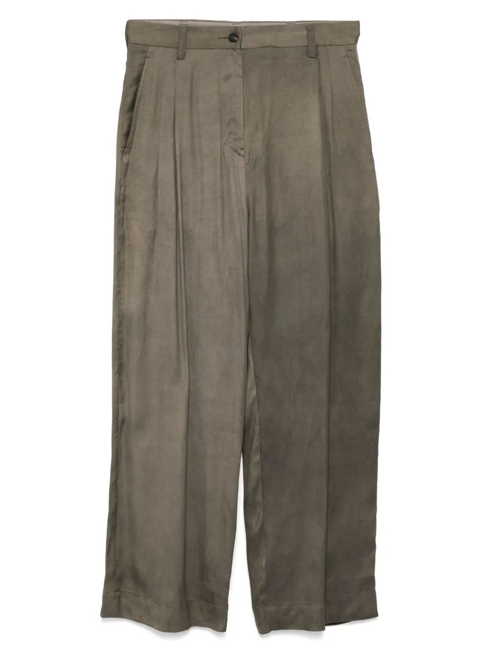 

Брюки Collaged широкого кроя Ziggy Chen, зеленый