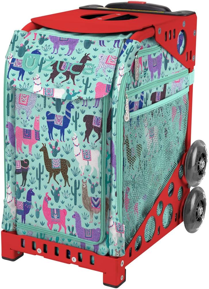 

Спортивная сумка-вставка Zuca Llama Rama со спортивной рамой, красная, Красный, Спортивная сумка-вставка Zuca Llama Rama со спортивной рамой, красная