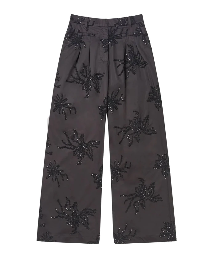 

Широкие брюки Munthe, черный