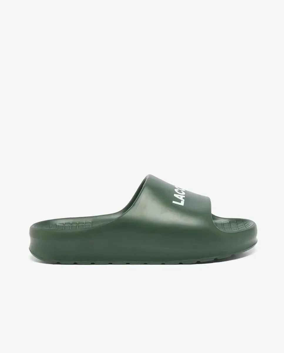 

Мужские шлепанцы Serve Slide 2.0 зеленого цвета Lacoste, темно-зеленый