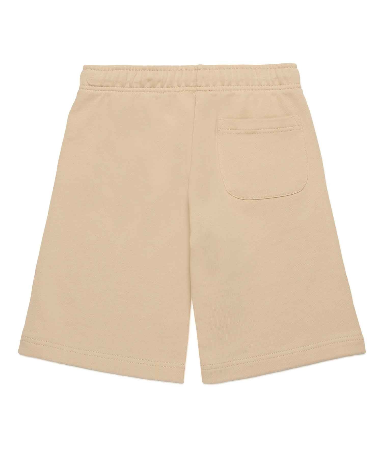 Детские и подростковые шорты с логотипом бренда DIESEL, Dark Beige — фото 2