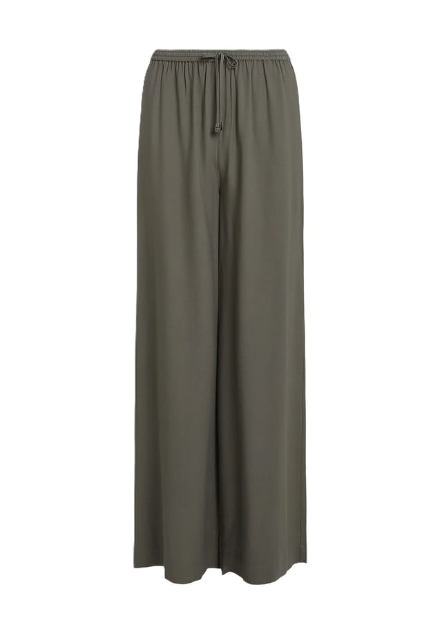 

Брюки из ткани с завязками Calvin Klein, цвет ldy green