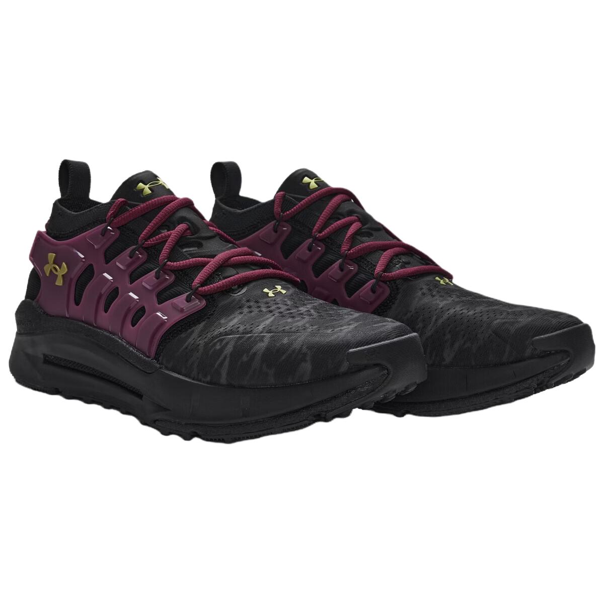 Under Armour Дышащие кроссовки Casual Unisex с поддержкой и амортизацией Black Red — фото 4