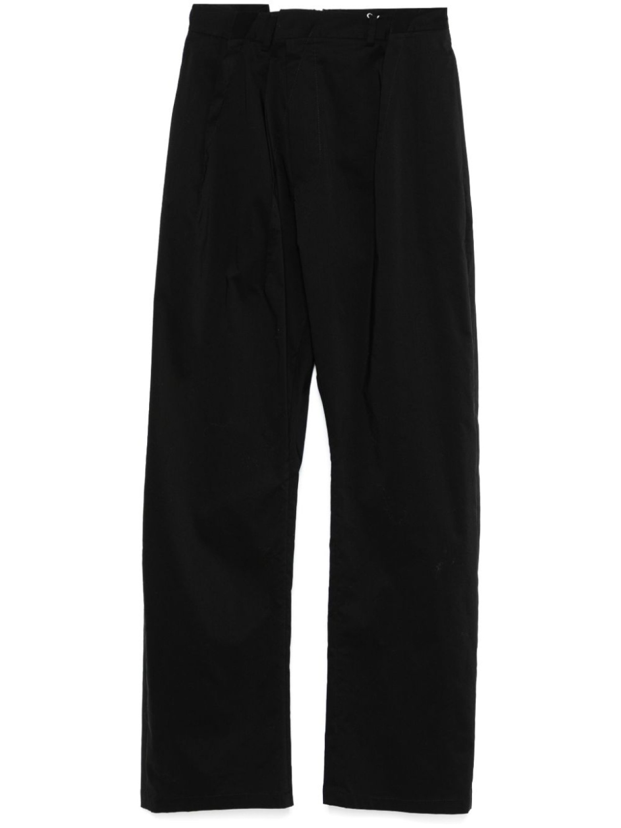 

MM6 Maison Margiela брюки со складками, черный