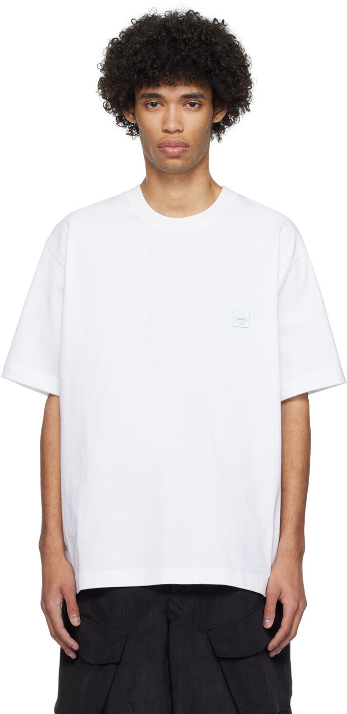 

Белая футболка с рисунком Solid Homme, цвет White