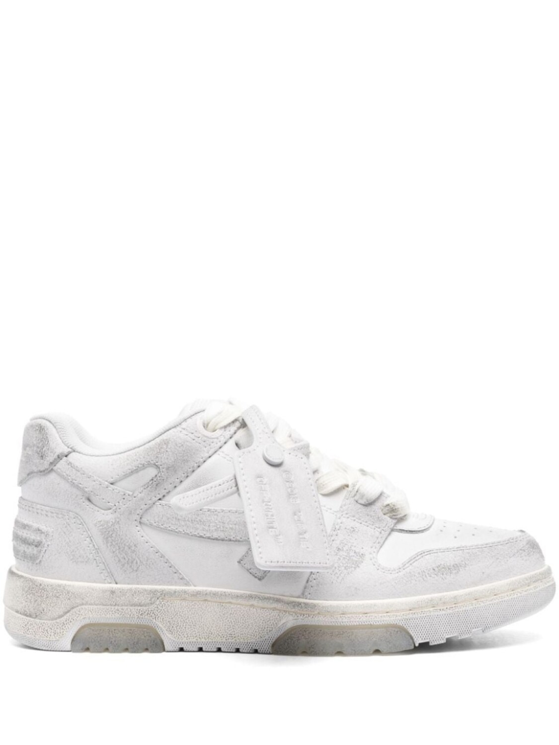 Off-White oUT OF OFFICE ВИНТАЖНАЯ КОЖА БЕЛАЯ БЕЛАЯ, белый