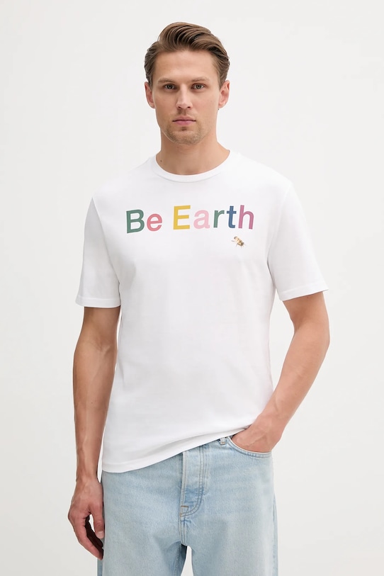 

Хлопковая футболка United Colors Of Benetton, белый