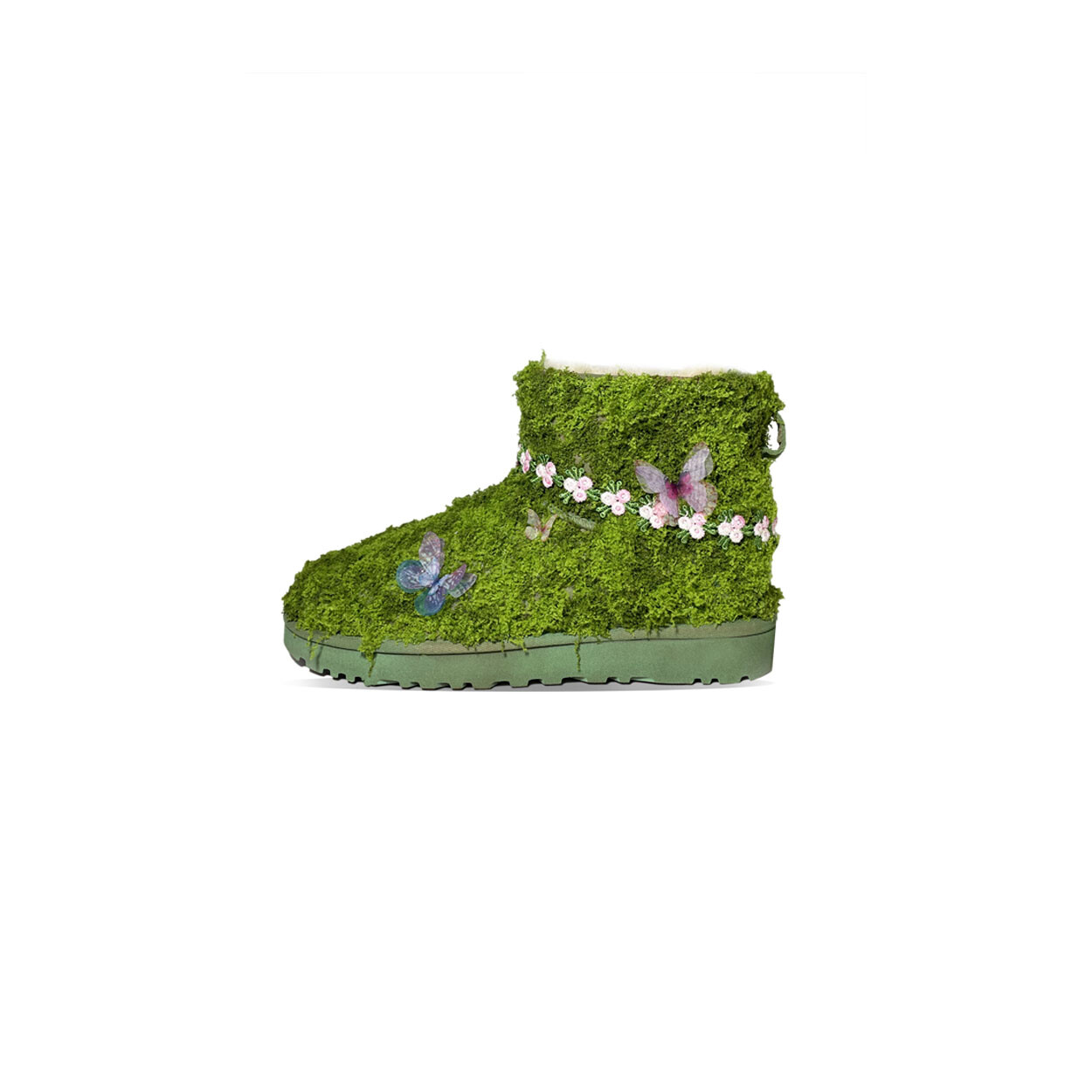 Ботинки зимние UGG Classic Mini, зеленый