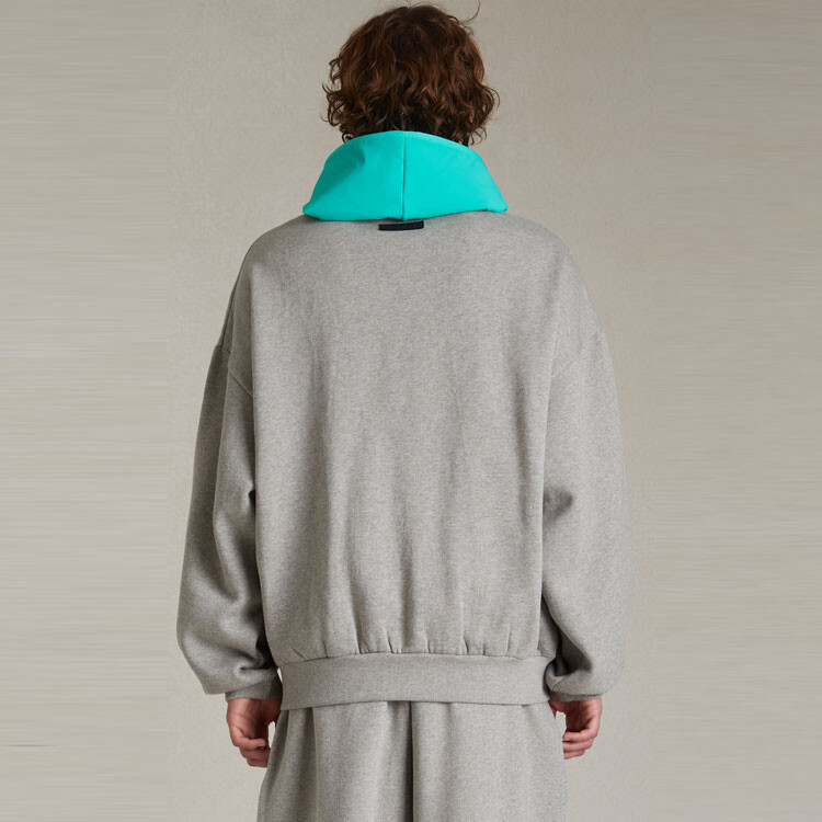 SS24 Толстовка мужская Mint Leaf Fear Of God Essentials, цвет Mint Leaf — фото 3