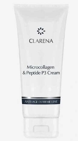 

Clarena Microcollagen & Peptide P3 Cream, крем с микроколлагеном и пептидами с антивозрастным эффектом 200 мл