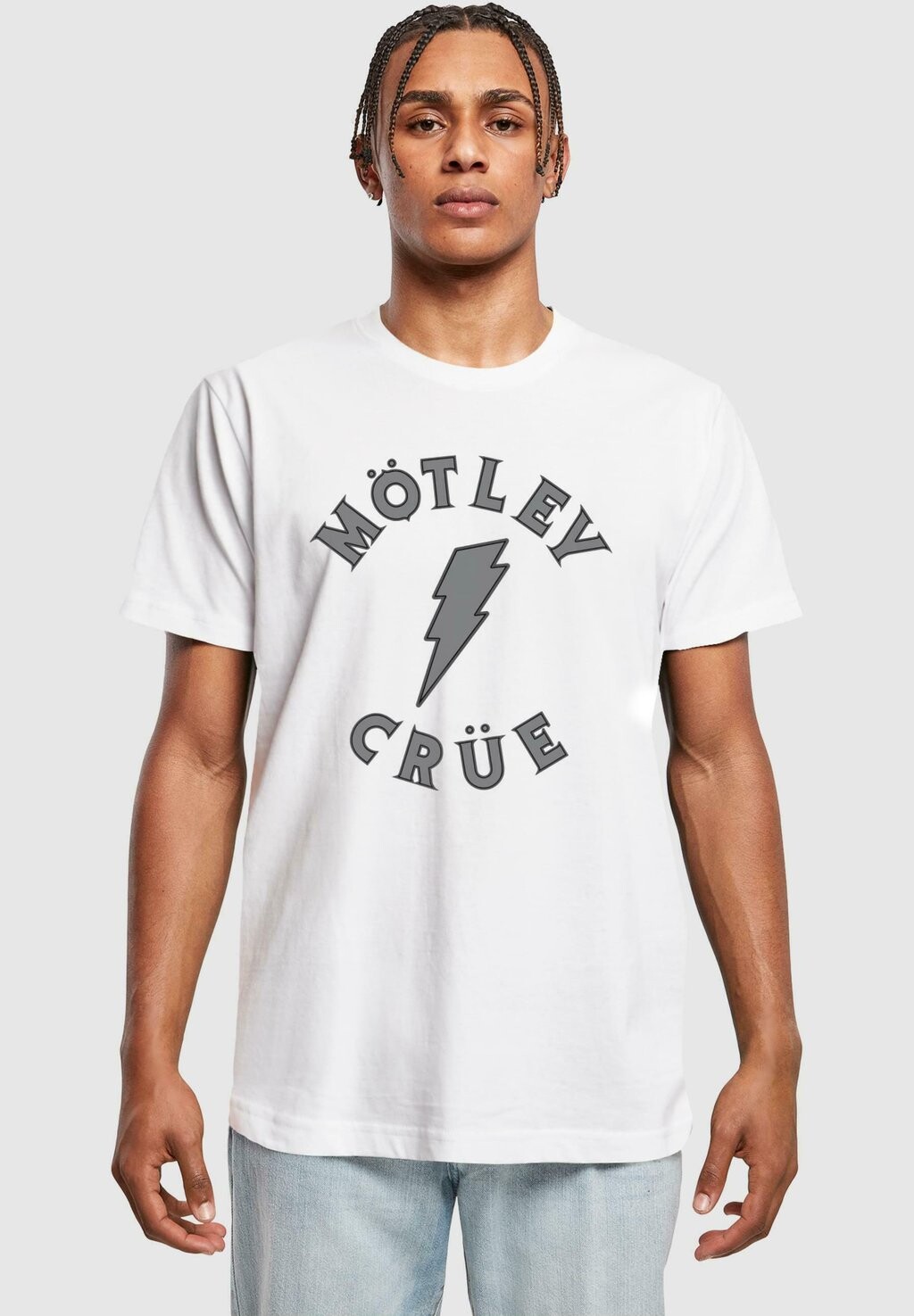 

Футболка с принтом MOTLEY CRUE BOLT WORLD TOUR Merchcode, белый