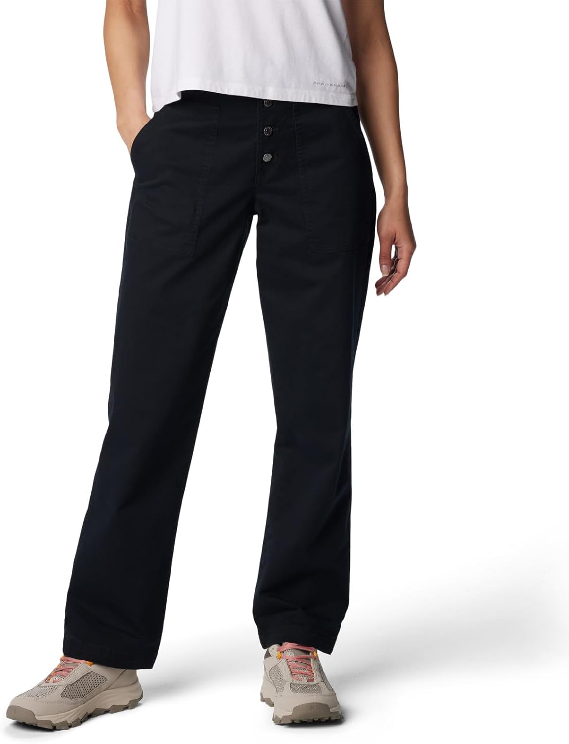 

Женские хлопковые брюки Columbia Holly Hideaway, Black