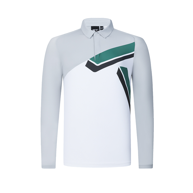 

Футболка поло мужская туманно-серый голубой FILA