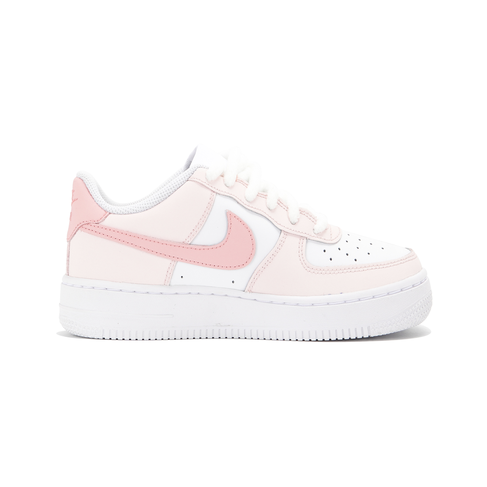 Кроссовки Air Force 1 LE с низким верхом, амортизирующие, противоскользящие, износостойкие, для детей и подростков Nike, розовый — фото 2