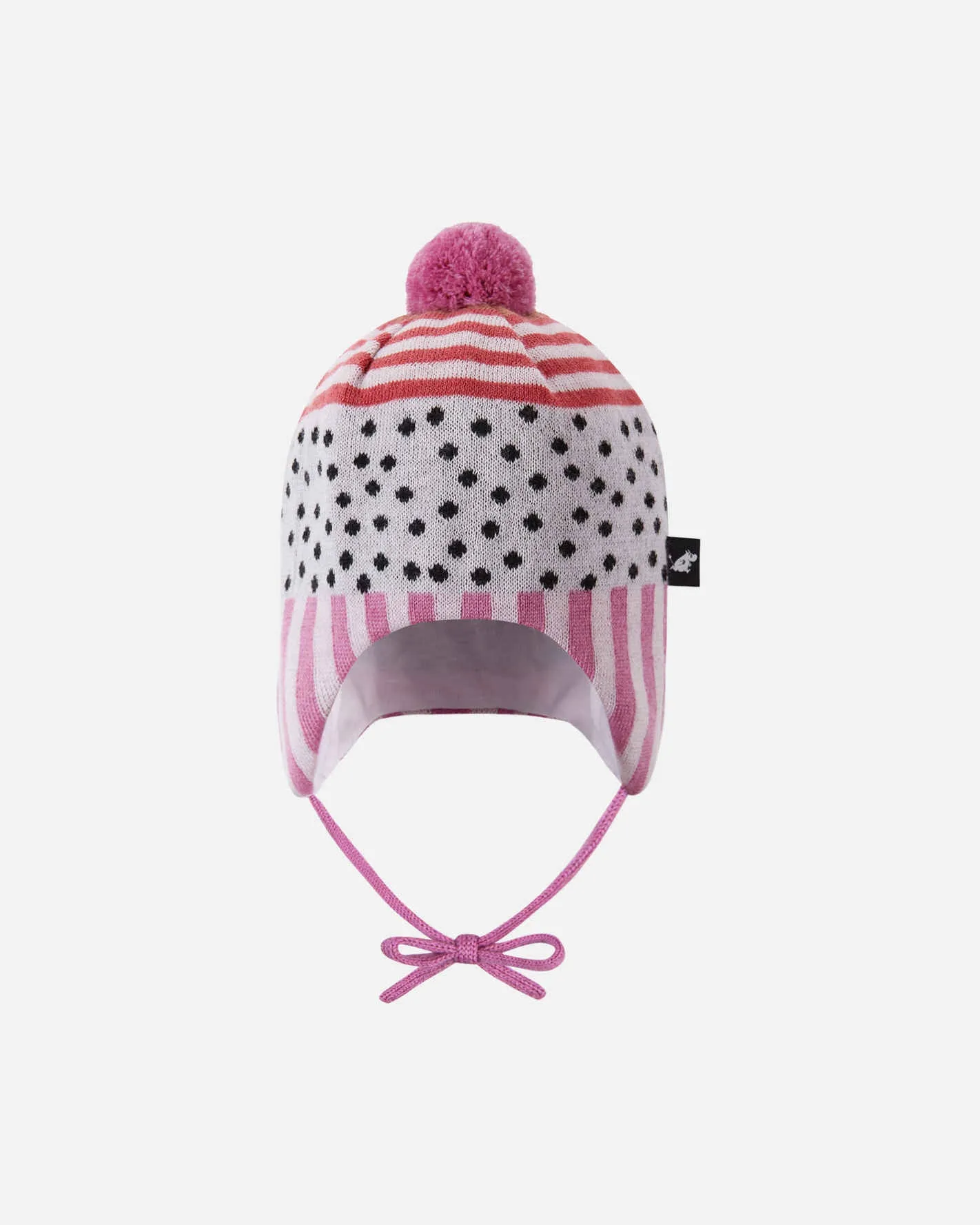 

Детская шапочка из смесовой шерсти мериноса Moomin Yngst Reima, цвет Mauve Pink