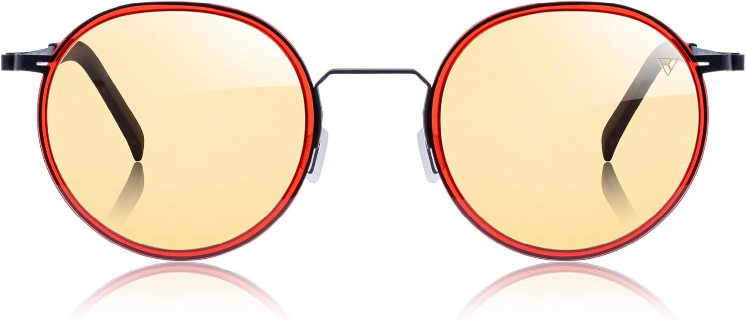 

Очки Hyperlight Fullerene C60 с защитой от УФ-излучения и синего света для мужчин, унисекс, роскошные солнцезащитные очки для женщин, дизайнерские солнцезащитные очки для мужчин HYPERLIGHTOPTICS, Nebula Red I