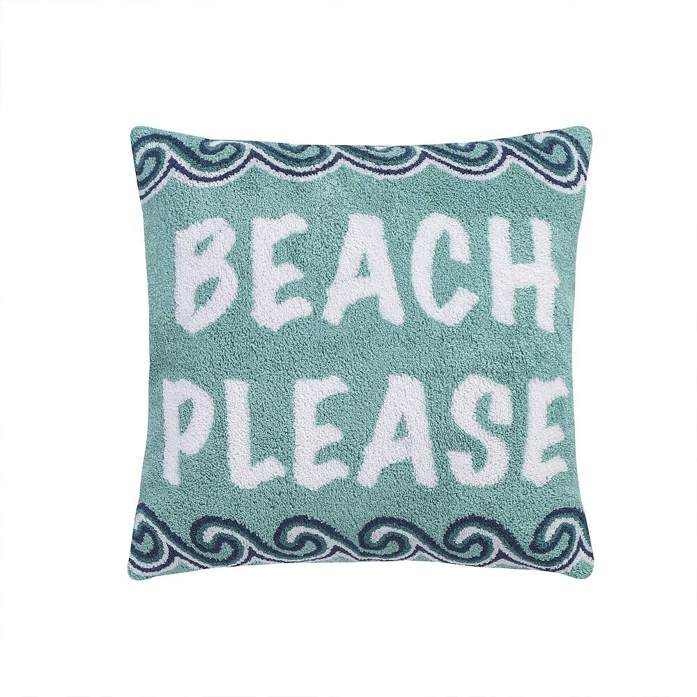 

Homthreads Beach Days Пляжная подушка, пожалуйста, синий